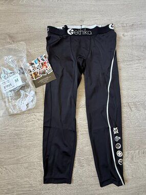 Ethika Subzero Performance 3/4 Compression Tights Black Men's M